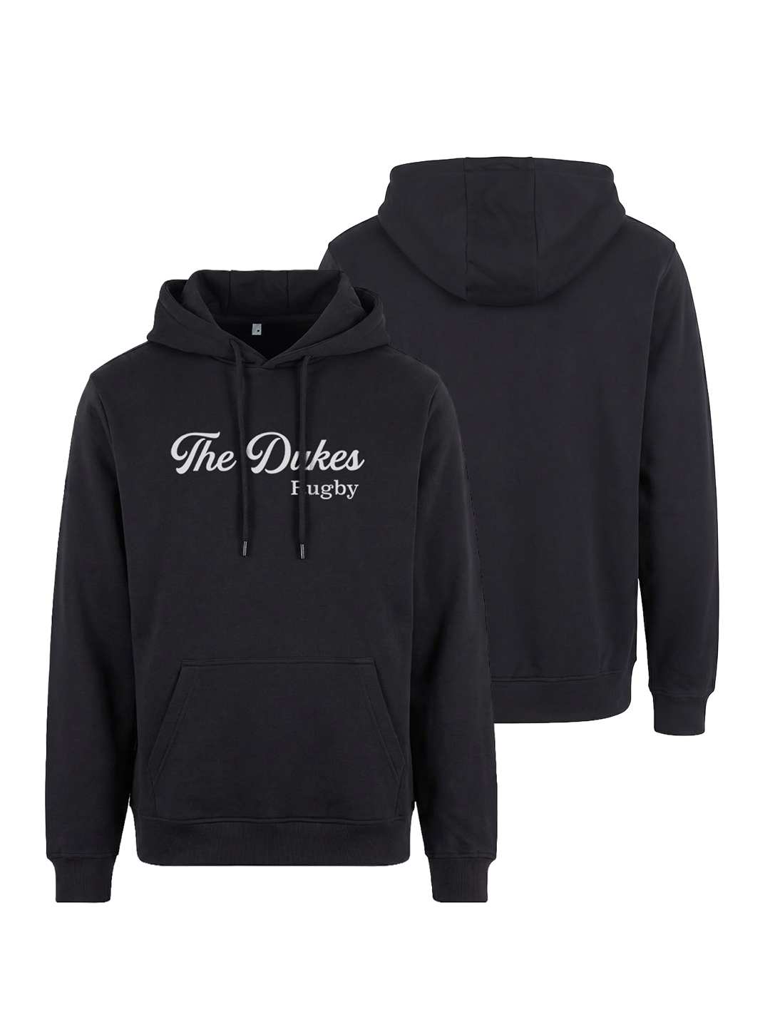 TEXT LOGO BLACK HOODIE s1